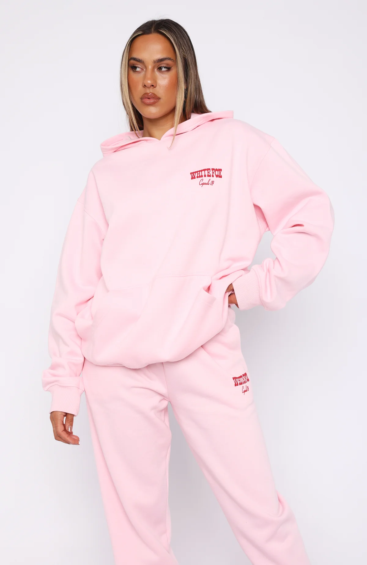 Capsule 9 Western Classic Oversized Hoodie Posy - WHITE FOX
