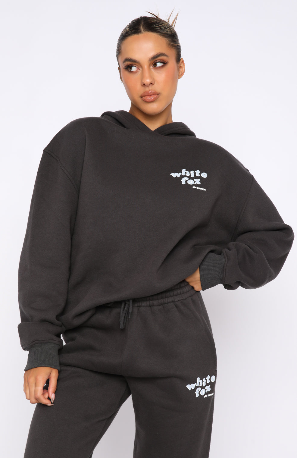 4th Edition Oversized Hoodie Storm - WHITE FOX