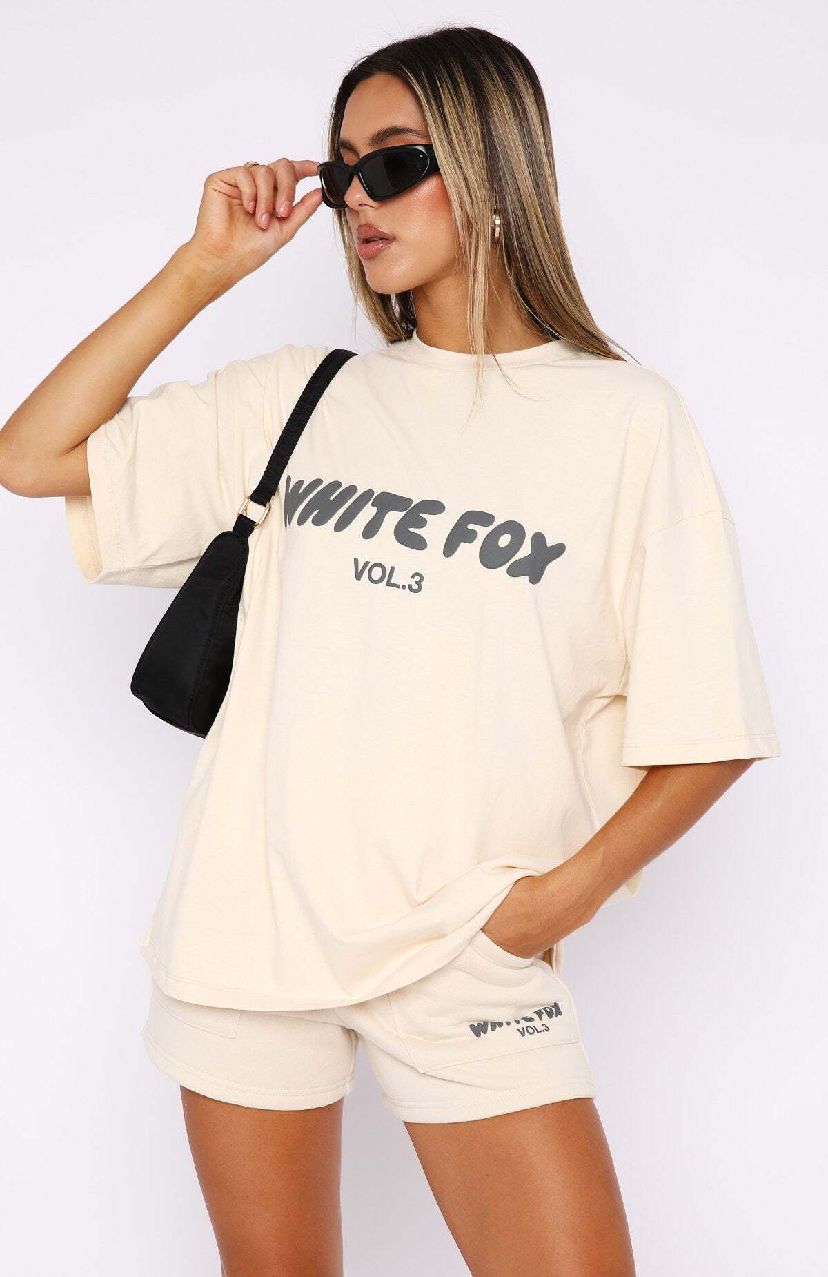 Offstage Lounge Shorts Pebble - WHITE FOX