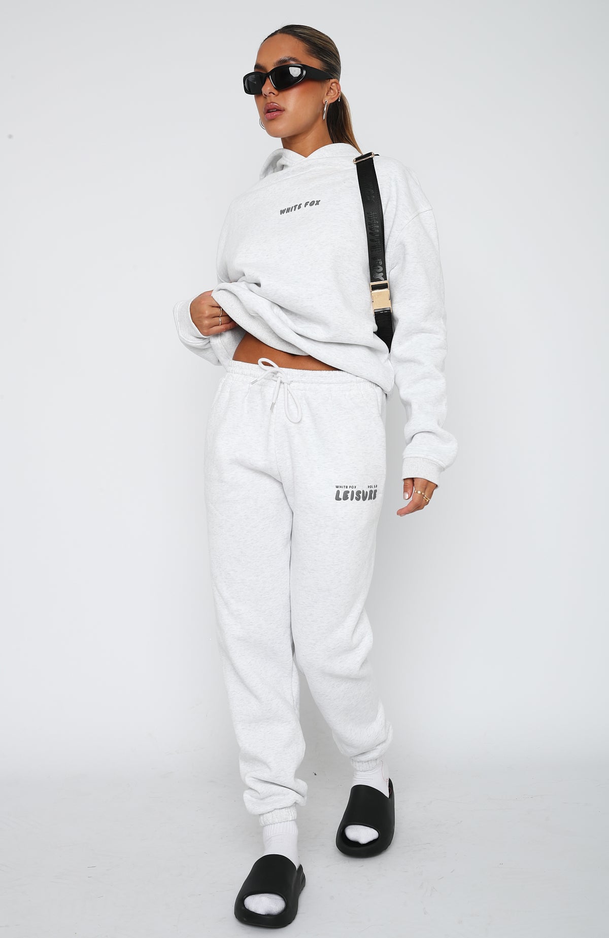 Leisure Series Sweatpants Glacier Grey - WHITE FOX