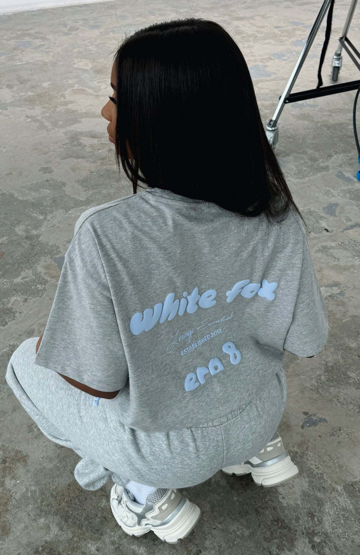 Era 8 Oversized Tee Skymelt - WHITE FOX