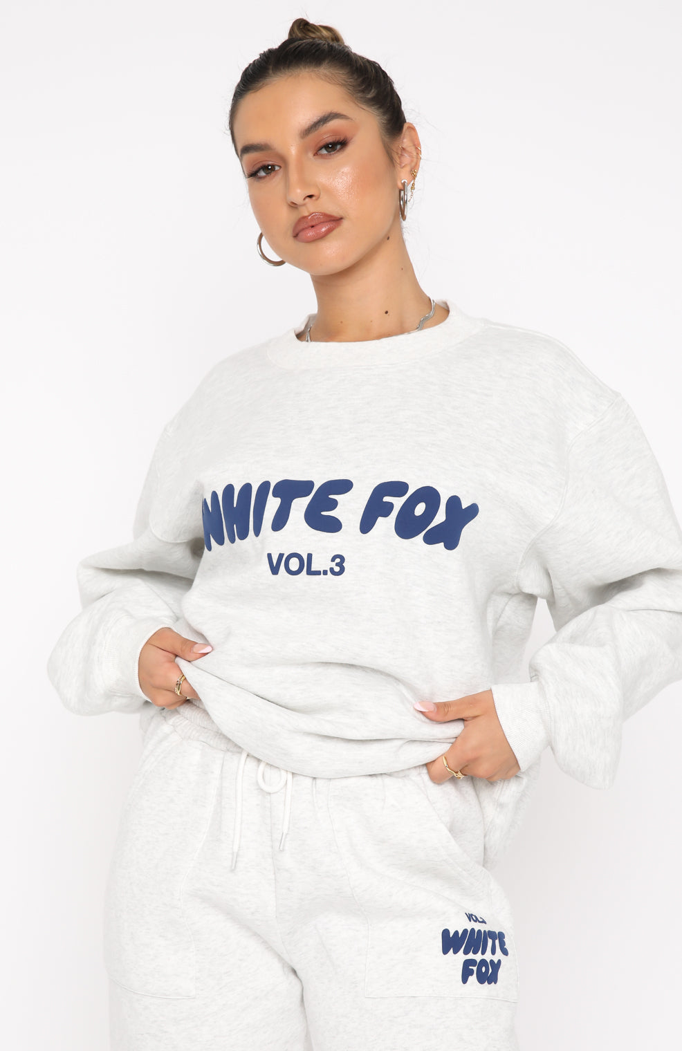 Offstage Sweater Mineral Grey - WHITE FOX