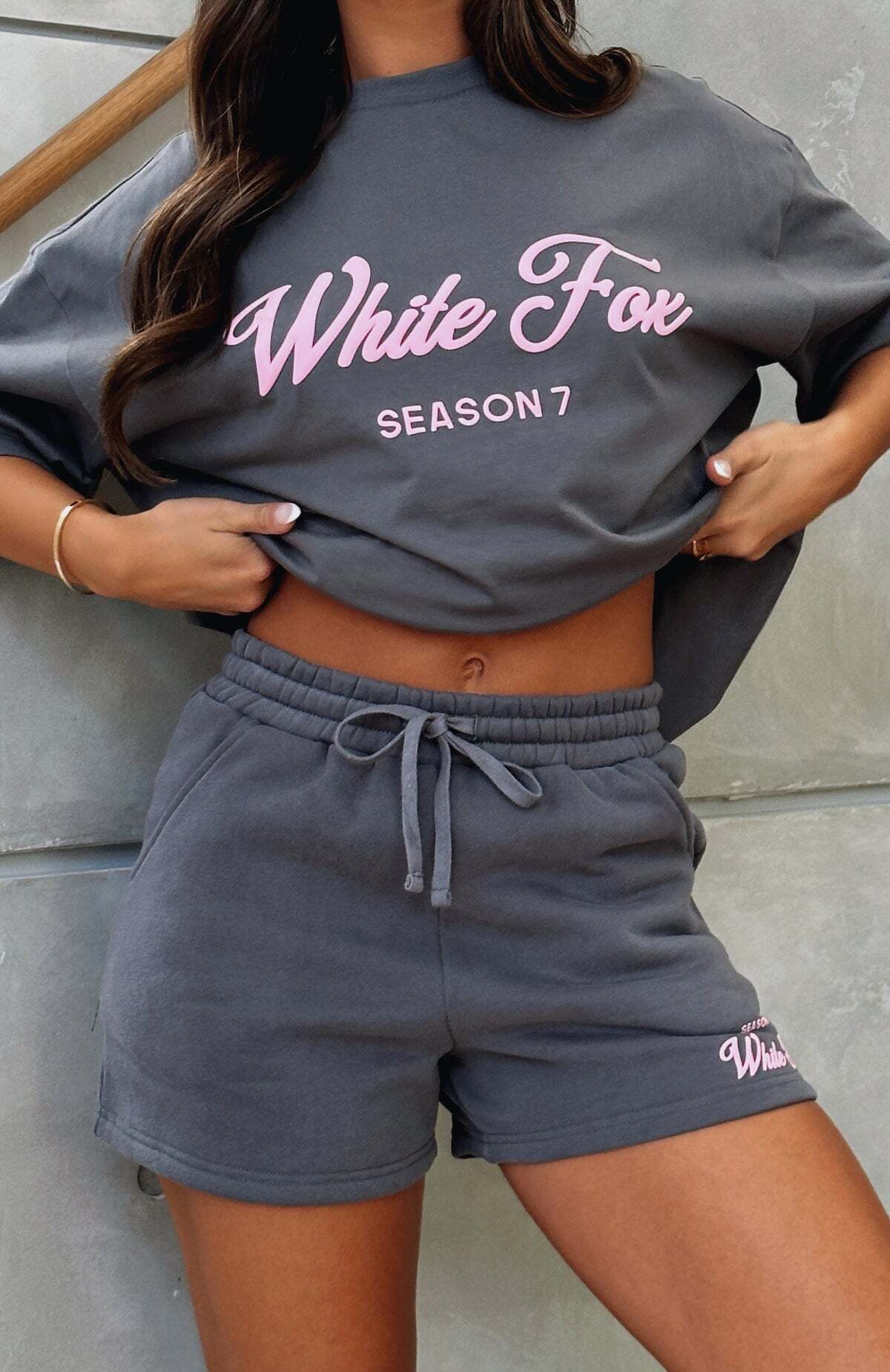 Season 7 Lounge Shorts Monument - WHITE FOX