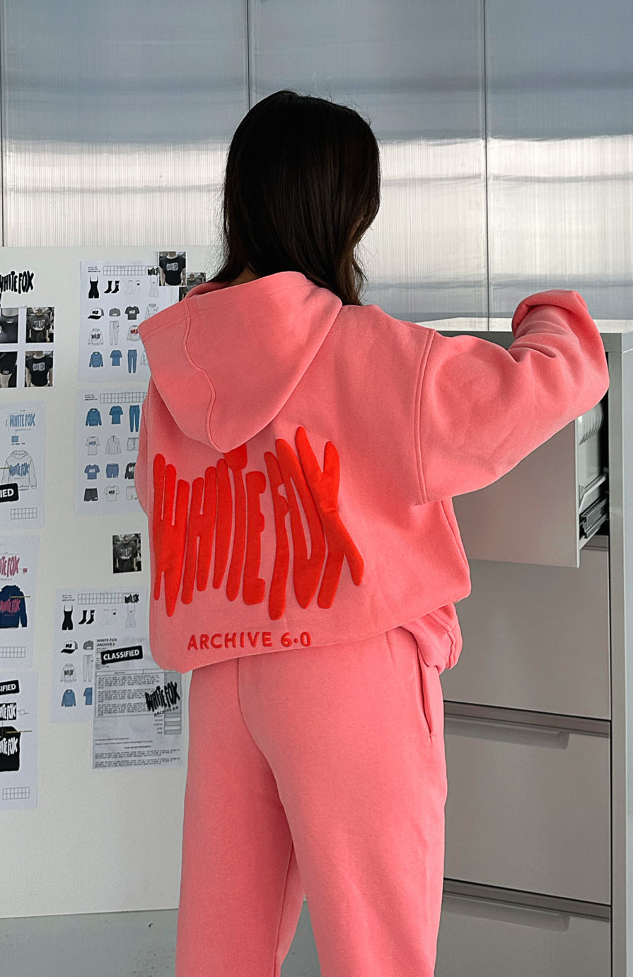 Archive 6.0 Oversized Hoodie Melon - WHITE FOX