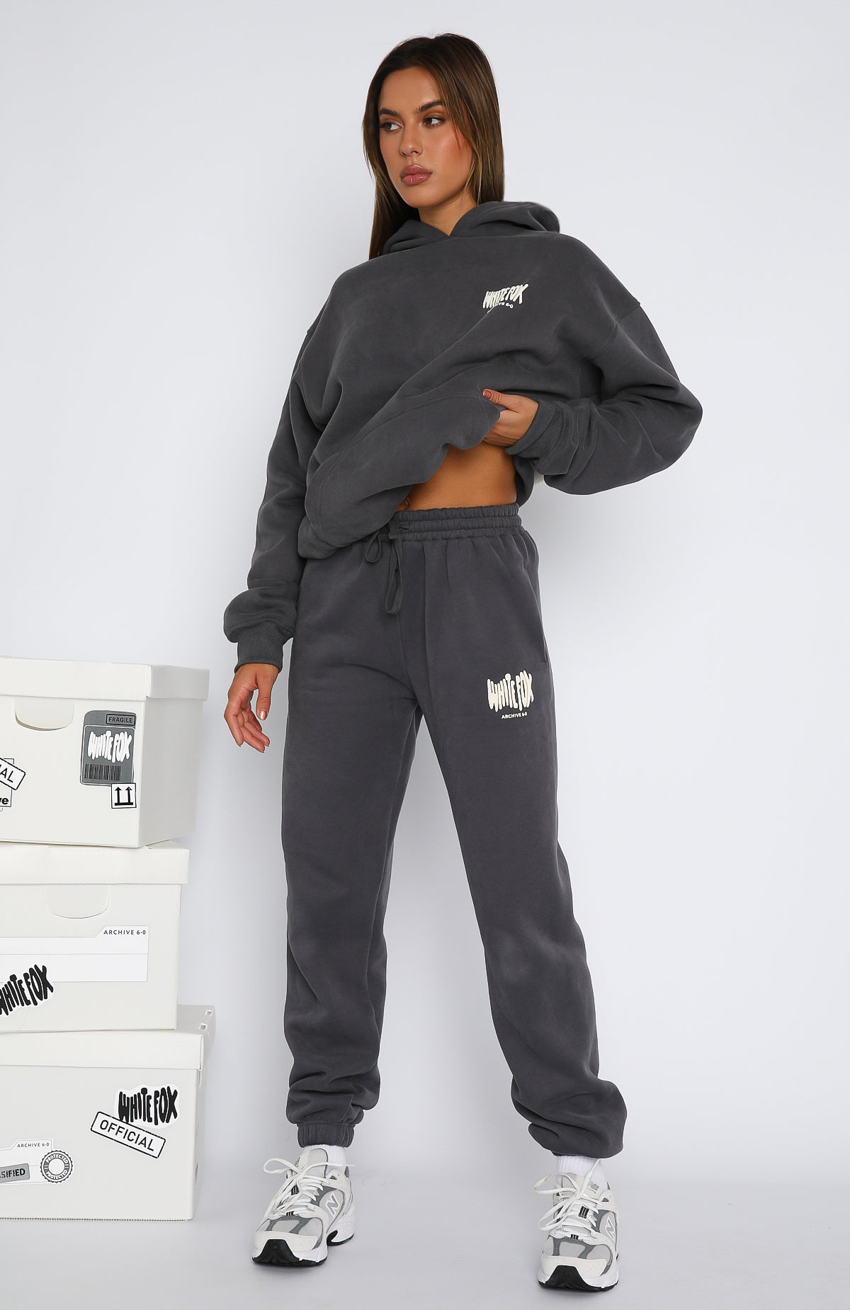 Archive 6.0 Sweatpants Ash - WHITE FOX